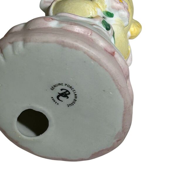 Vintage BRONSON COLLECTIBLES Bear Figurines Porcelain Bisque Bride Groom Wedding - Picture 9 of 10